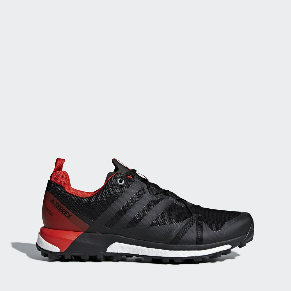 Adidas Terrex Agravic Gtx - παπουτσια για τρεξιμο ανδρικα - Μαυρα/Βαθυ Γκρι/Κοκκινα,Μέγεθος: EU 36 –